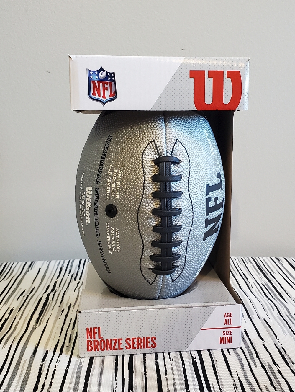 Wilson NFL Silver Mini Football